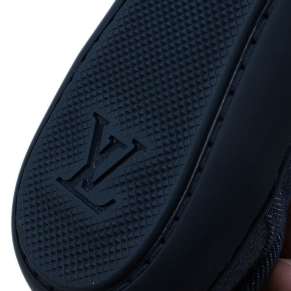 Louis Vuitton Women's Brea High Top Denim Blue Sneakers - 37.5 - Picture 6 of 6